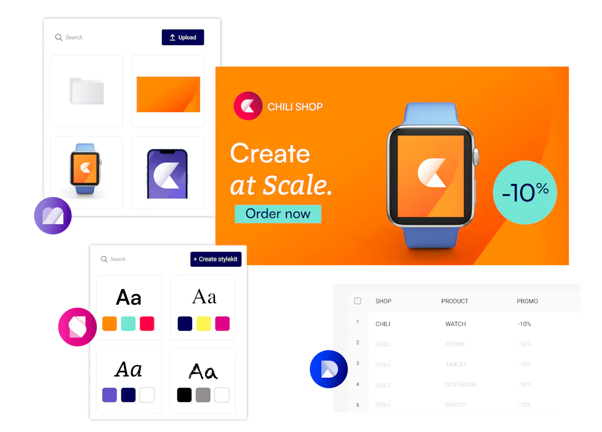 Brand portal template editing example