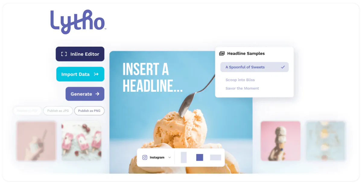Lytho delivers custom content quickly at scale without draining creative resources.