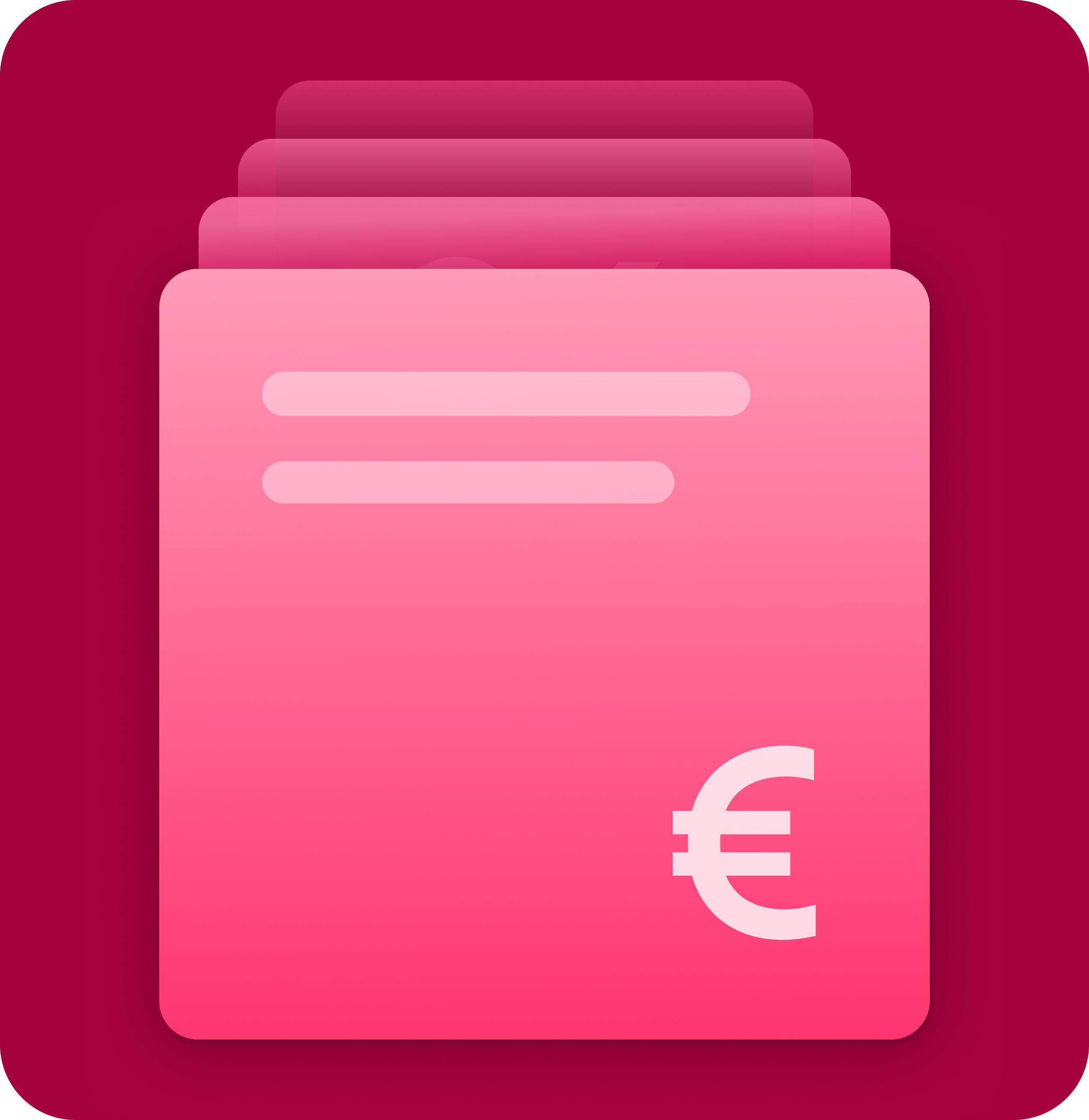 Illustration: a stack of documents marked with a euro sign.